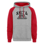 Salt and Light Christian Unisex Colorblock Hooded Sweatshirt - ClaimedbyGodDesigns