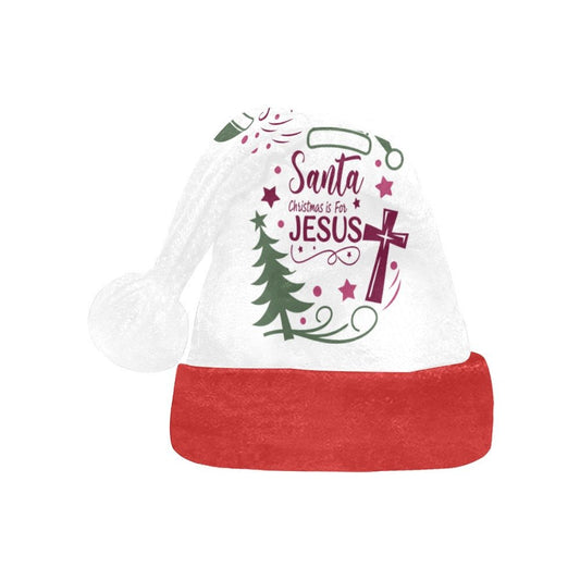 Santa Christmas Is For Him Christian Santa Hat - ClaimedbyGodDesigns