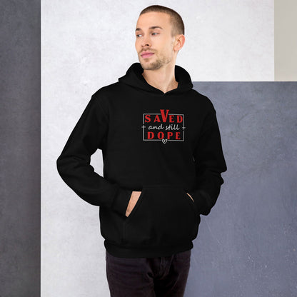 Save and Still Dope Unisex Christian Embroidered Hooded Sweatshirt - ClaimedbyGodDesigns