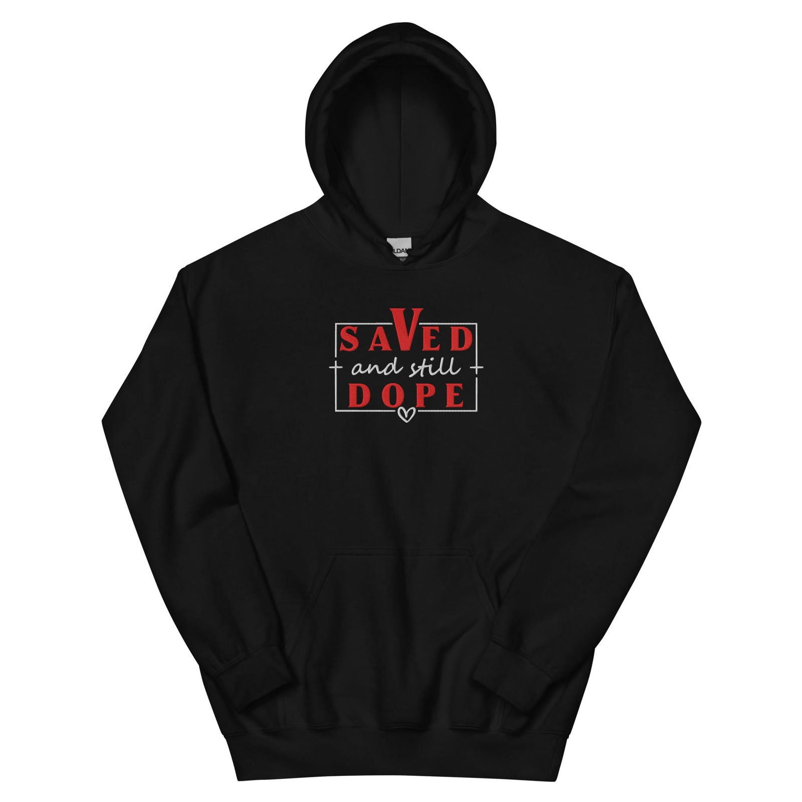 Save and Still Dope Unisex Christian Embroidered Hooded Sweatshirt - ClaimedbyGodDesigns