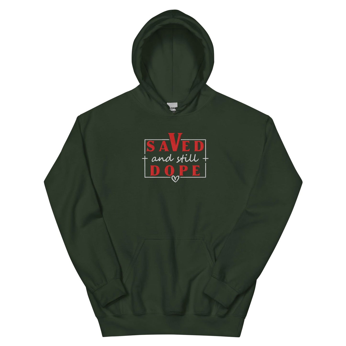 Save and Still Dope Unisex Christian Embroidered Hooded Sweatshirt - ClaimedbyGodDesigns