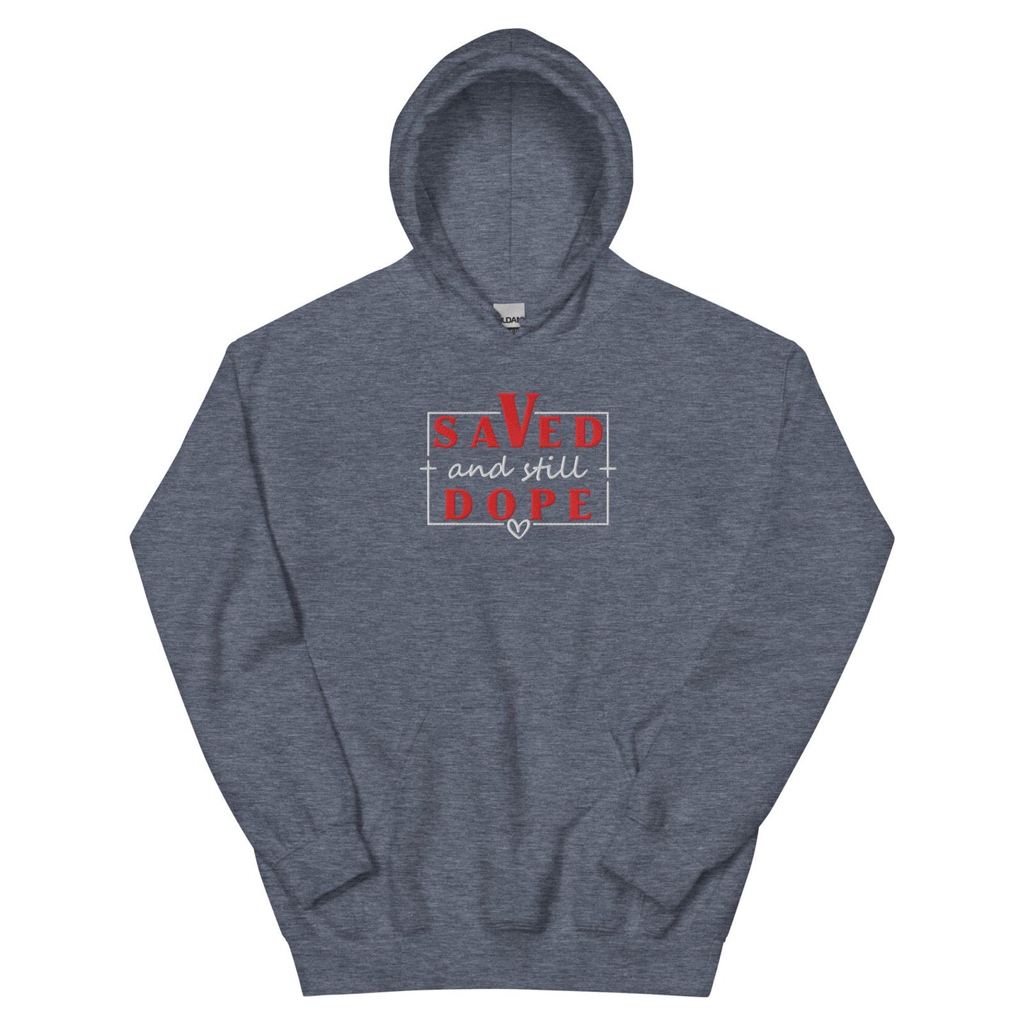 Save and Still Dope Unisex Christian Embroidered Hooded Sweatshirt - ClaimedbyGodDesigns
