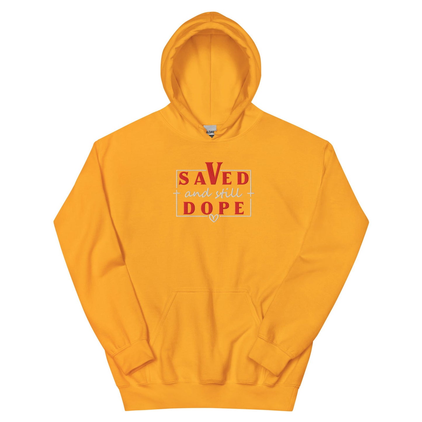 Save and Still Dope Unisex Christian Embroidered Hooded Sweatshirt - ClaimedbyGodDesigns