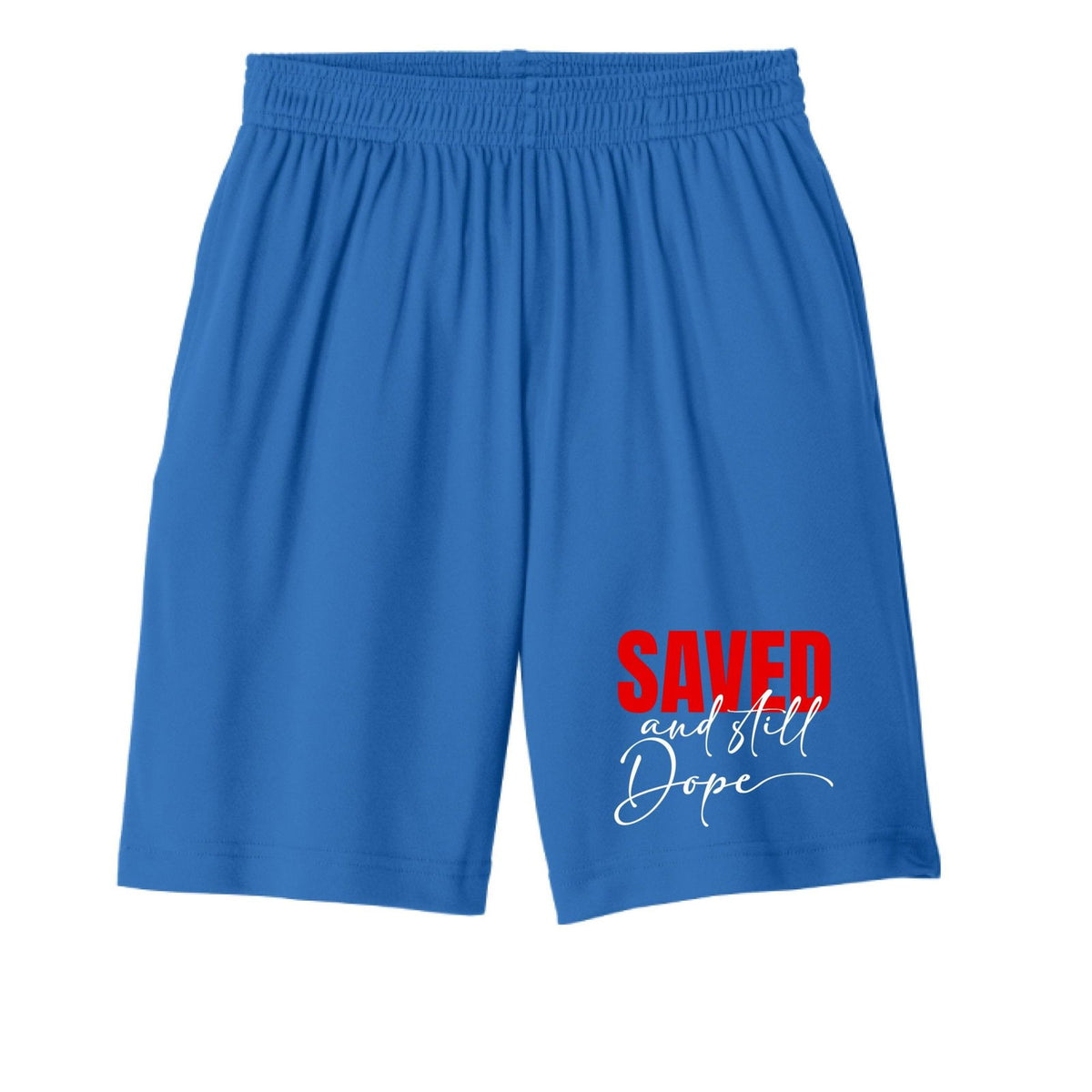 Saved And Still Dope Youth Christian Shorts - ClaimedbyGodDesigns