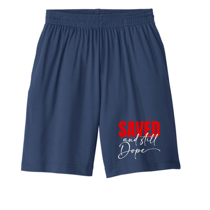 Saved And Still Dope Youth Christian Shorts - ClaimedbyGodDesigns
