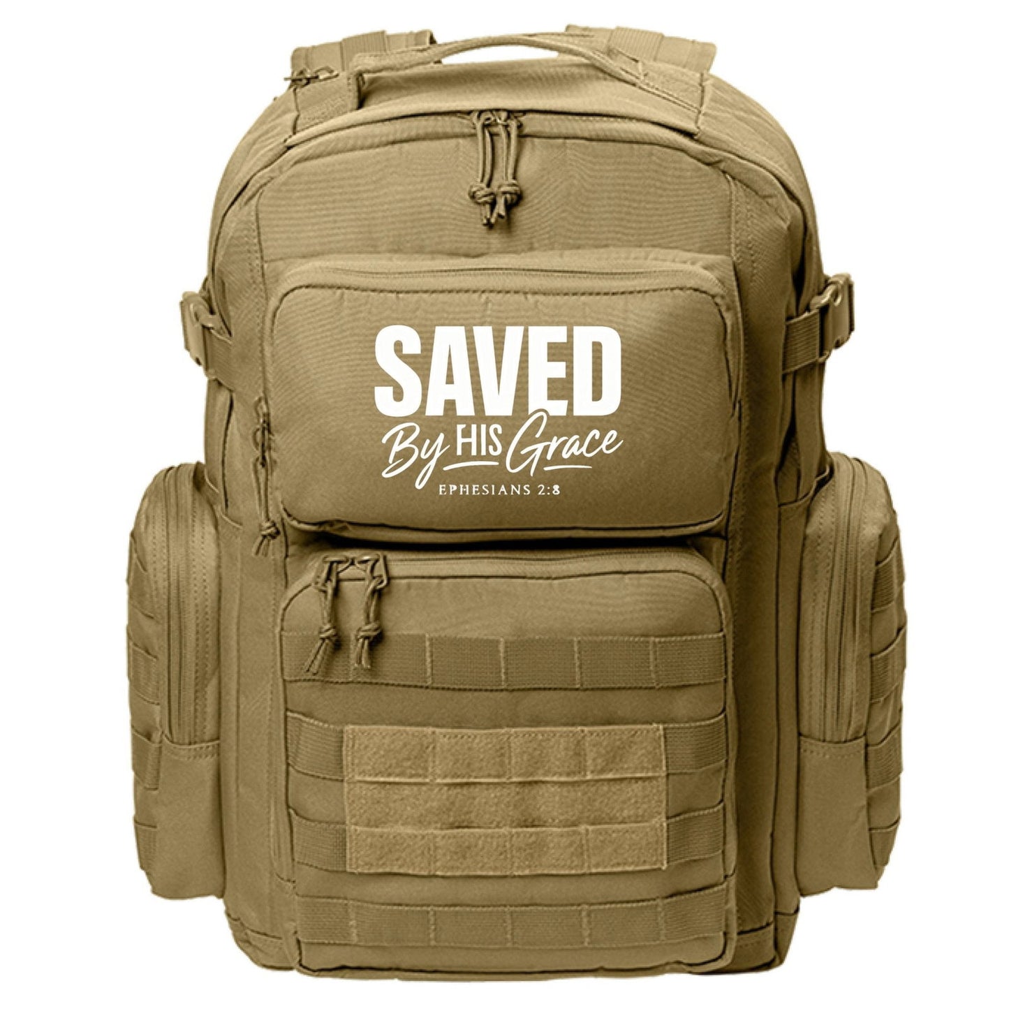 Saved By His Grace Christian Backpack - ClaimedbyGodDesigns