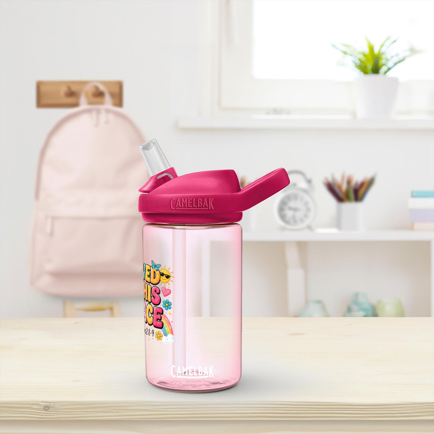 Saved By His Grace Christian Kids Water Bottle - ClaimedbyGodDesigns