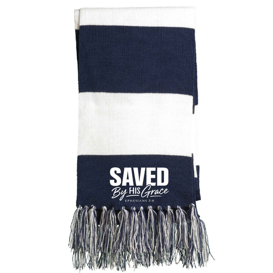 Saved By His Grace Christian Scarf - ClaimedbyGodDesigns