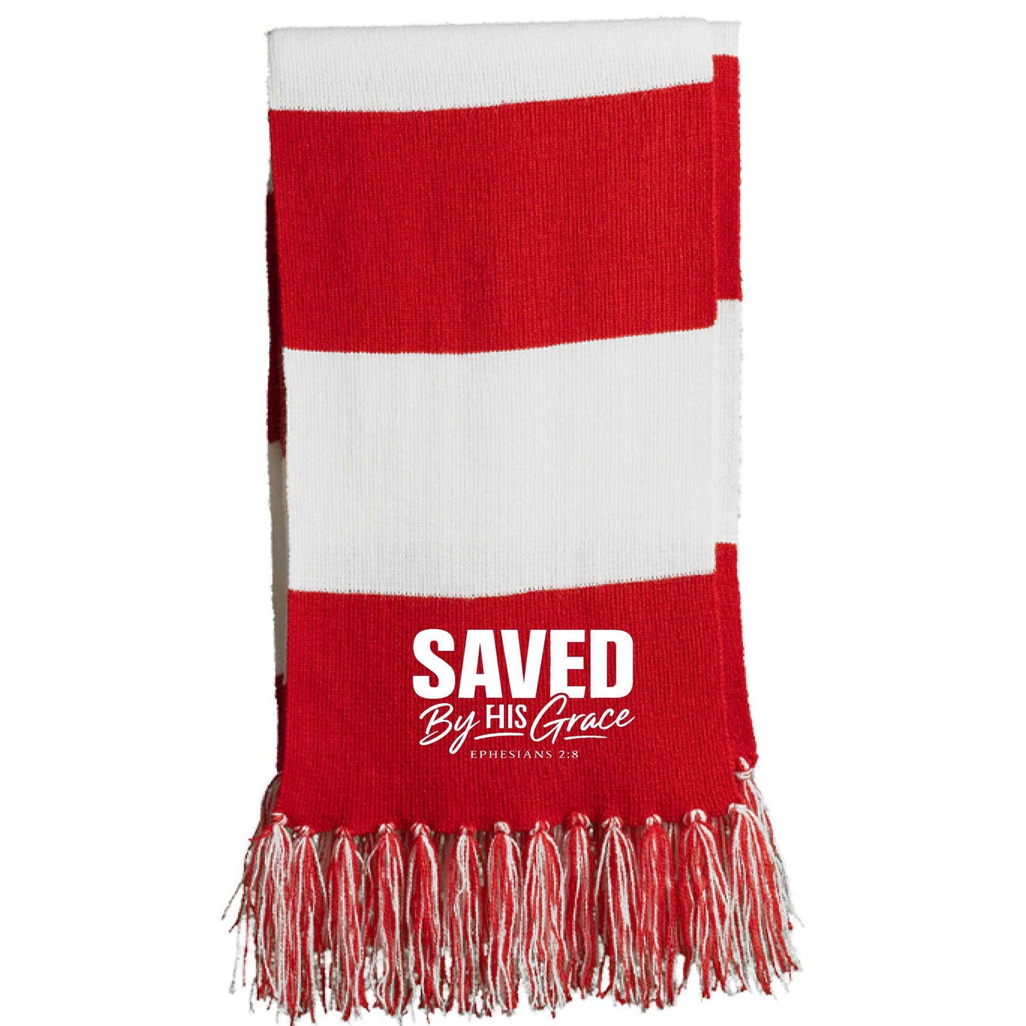 Saved By His Grace Christian Scarf - ClaimedbyGodDesigns