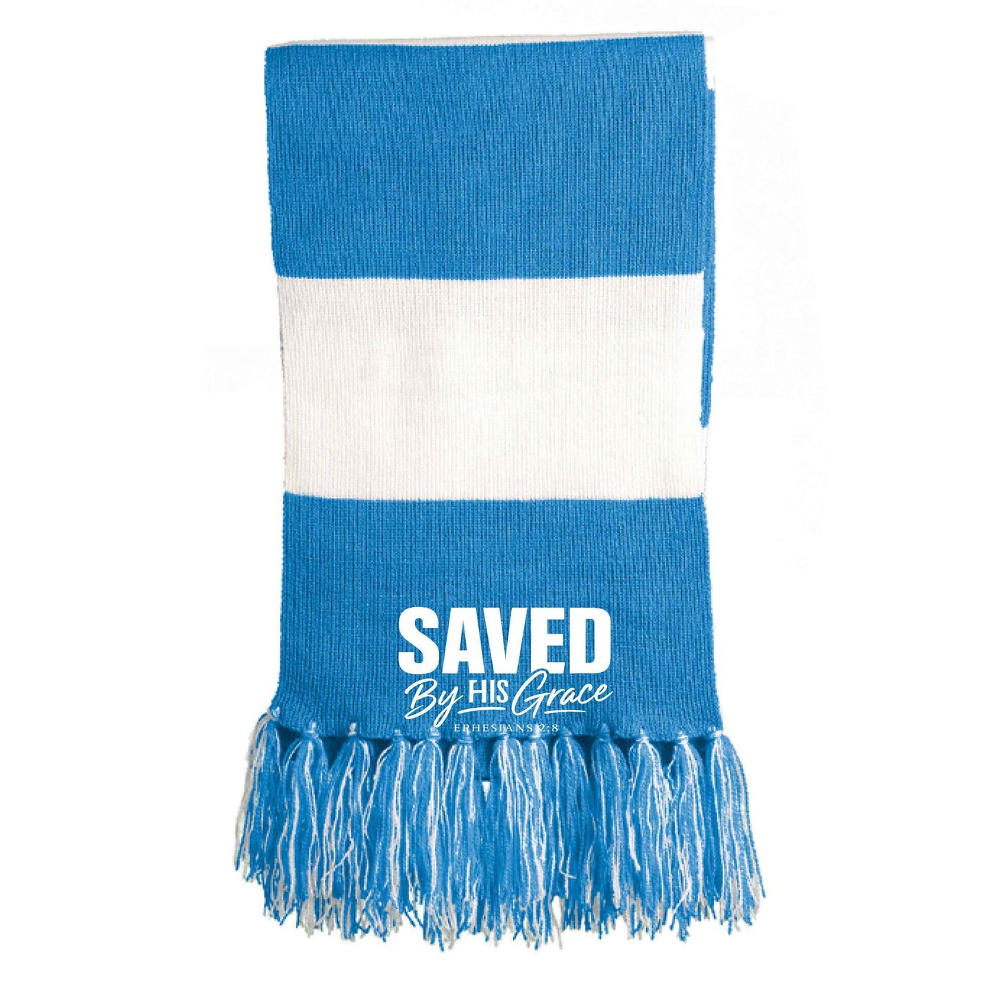 Saved By His Grace Christian Scarf - ClaimedbyGodDesigns