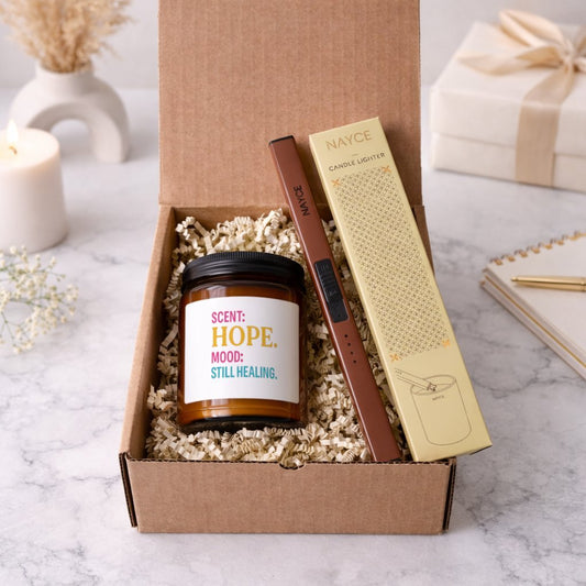 Scent: Hope Mood: Still Healing Minimalist Home Decor Christian Gift Set - ClaimedbyGodDesigns