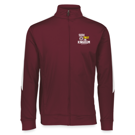 Seek First The Kingdom Christian Sportswear Unisex 2.0 Medalist Jacket - ClaimedbyGodDesigns