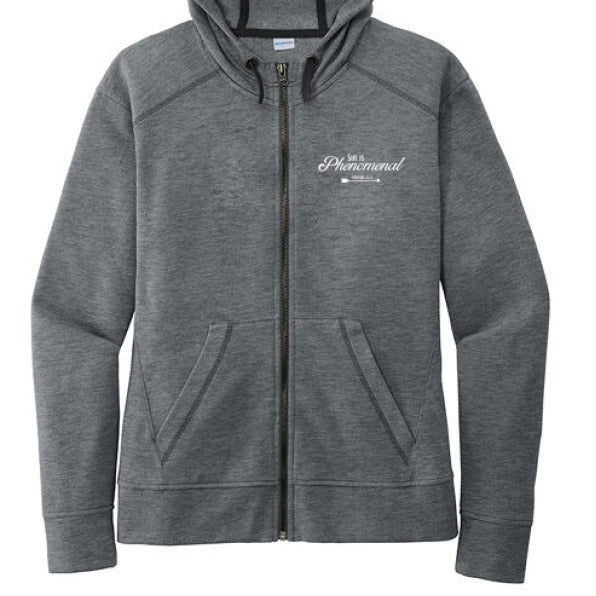 She Is Phenomenal Women's Christian Full-Zip Hooded Jacket - ClaimedbyGodDesigns