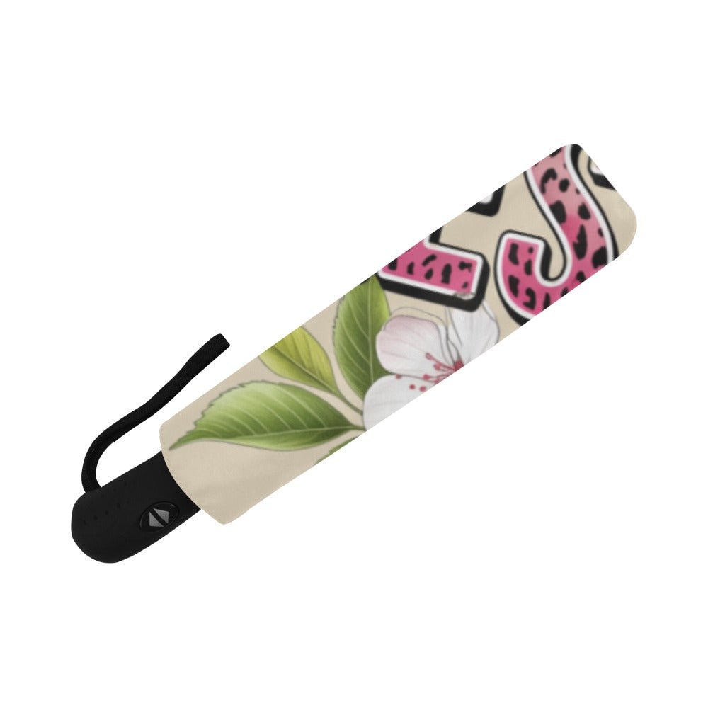Simply Blessed Auto-Foldable Christian Umbrella - ClaimedbyGodDesigns