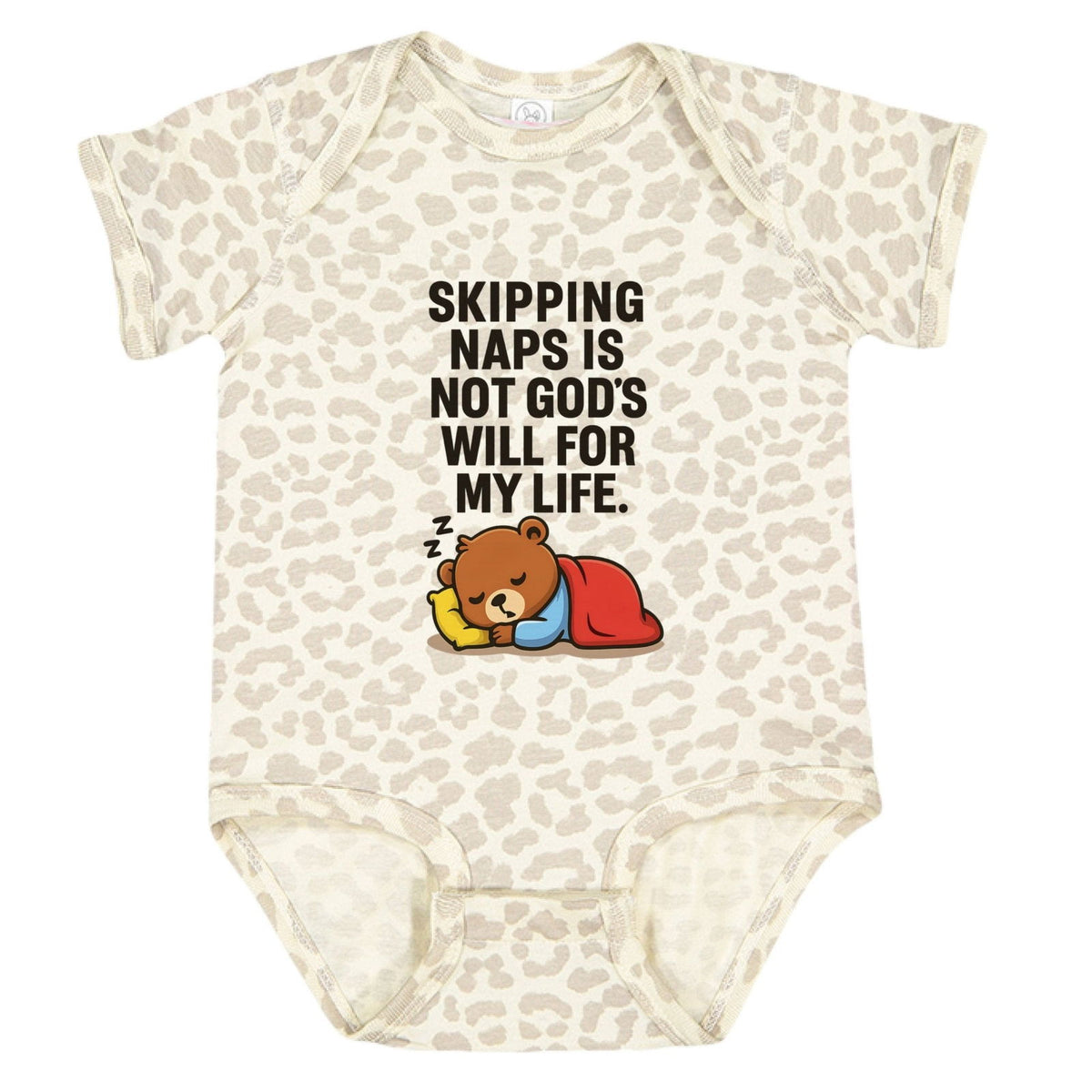 Skipping Naps Is Not His Will For My Life Funny Baby Christian Jumpsuit - ClaimedbyGodDesigns