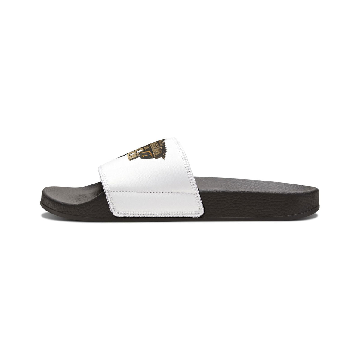 Slides — "BOSS" Logo Removable-Strap Men's Christian Sandals - ClaimedbyGodDesigns