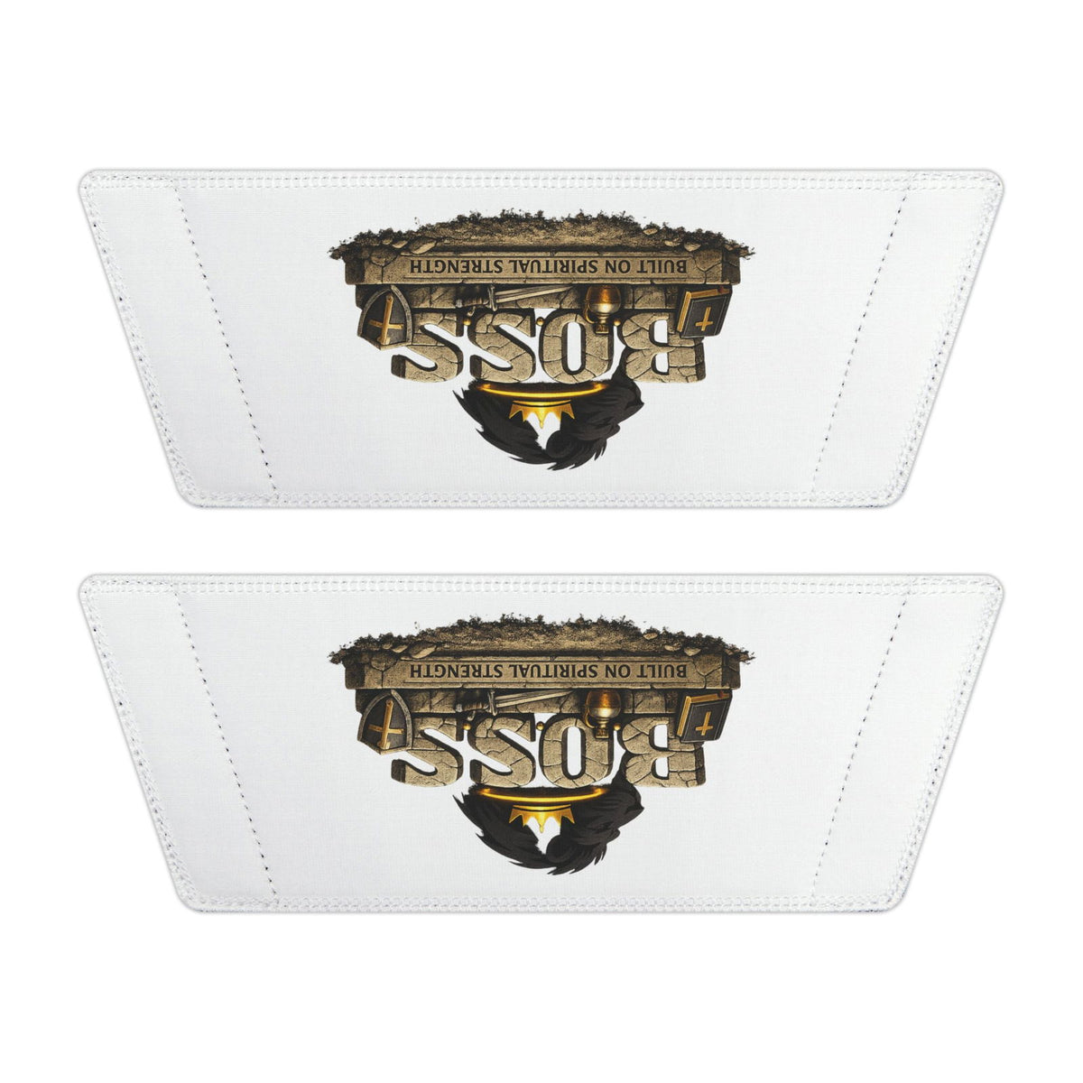 Slides — "BOSS" Logo Removable-Strap Men's Christian Sandals - ClaimedbyGodDesigns