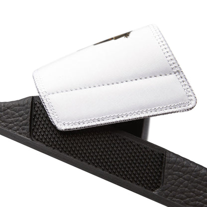 Slides — "BOSS" Logo Removable-Strap Men's Christian Sandals - ClaimedbyGodDesigns