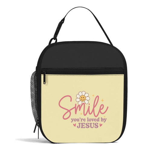 Smile Insulated Christian Lunch Box for Kids - ClaimedbyGodDesigns