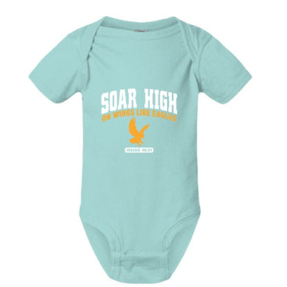 Soar High Baby Christian Jumpsuit - ClaimedbyGodDesigns