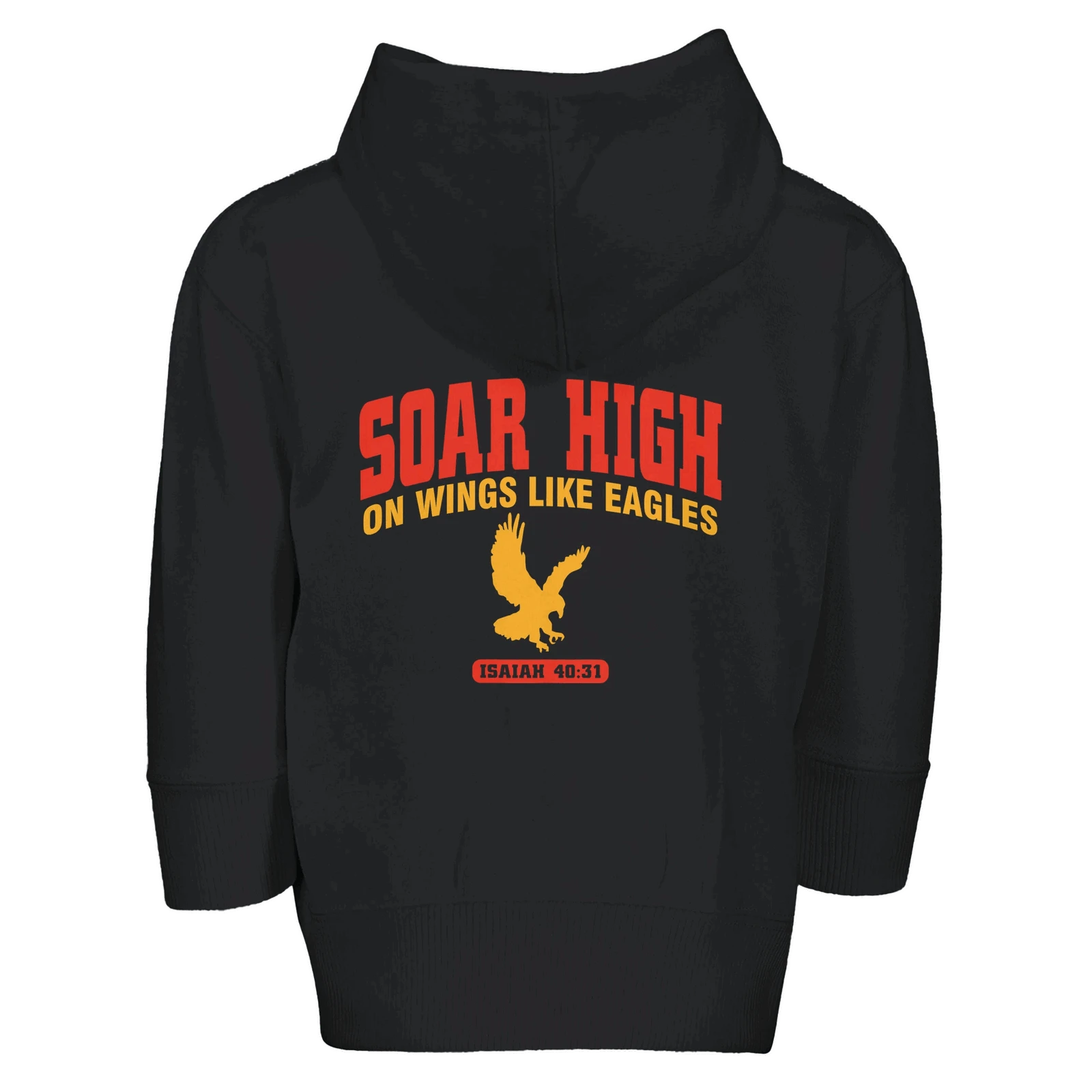 Soar High Toddler Christian Zip Fleece Hooded Sweatshirt - ClaimedbyGodDesigns