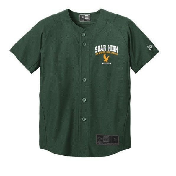 Soar High Youth Christian Full-button Jersey - ClaimedbyGodDesigns