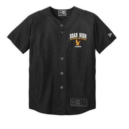 Soar High Youth Christian Full-button Jersey - ClaimedbyGodDesigns