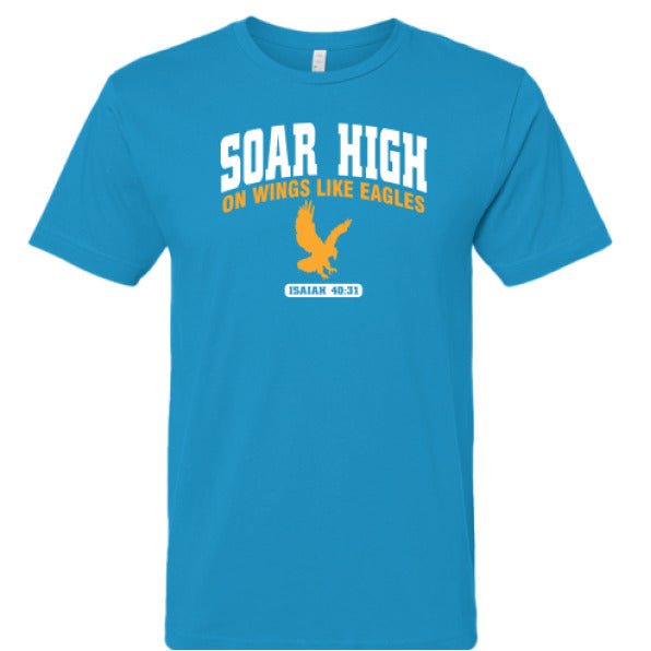 Soar High Youth Christian Jersey T-shirt - ClaimedbyGodDesigns