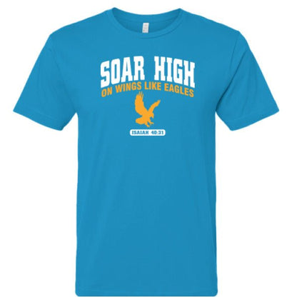 Soar High Youth Christian Jersey T-shirt - ClaimedbyGodDesigns
