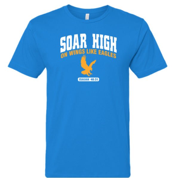 Soar High Youth Christian Jersey T-shirt - ClaimedbyGodDesigns