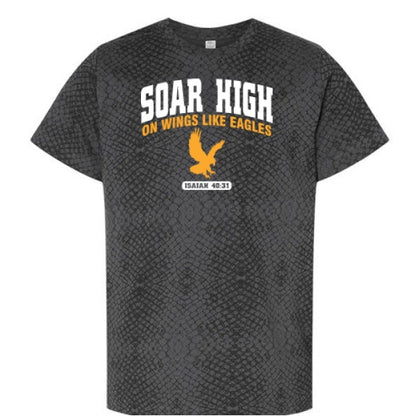 Soar High Youth Christian Jersey T-shirt - ClaimedbyGodDesigns