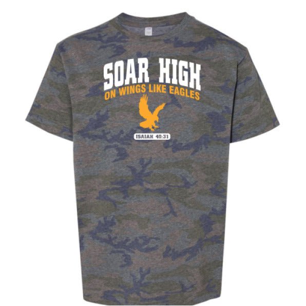 Soar High Youth Christian Jersey T-shirt - ClaimedbyGodDesigns