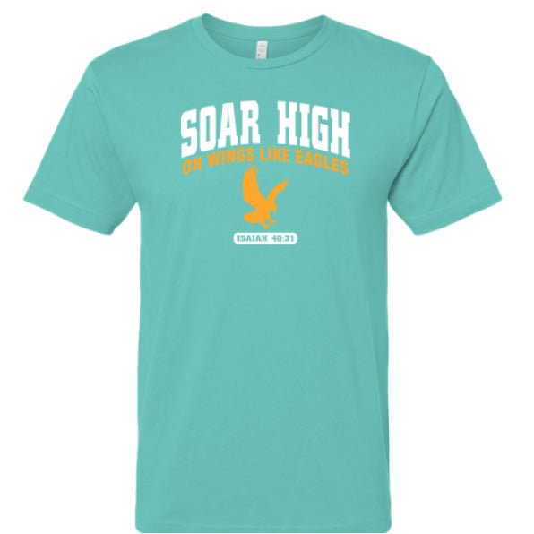 Soar High Youth Christian Jersey T-shirt - ClaimedbyGodDesigns