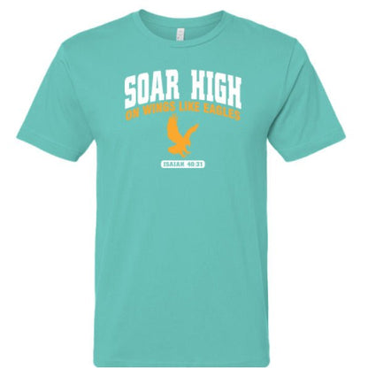 Soar High Youth Christian Jersey T-shirt - ClaimedbyGodDesigns