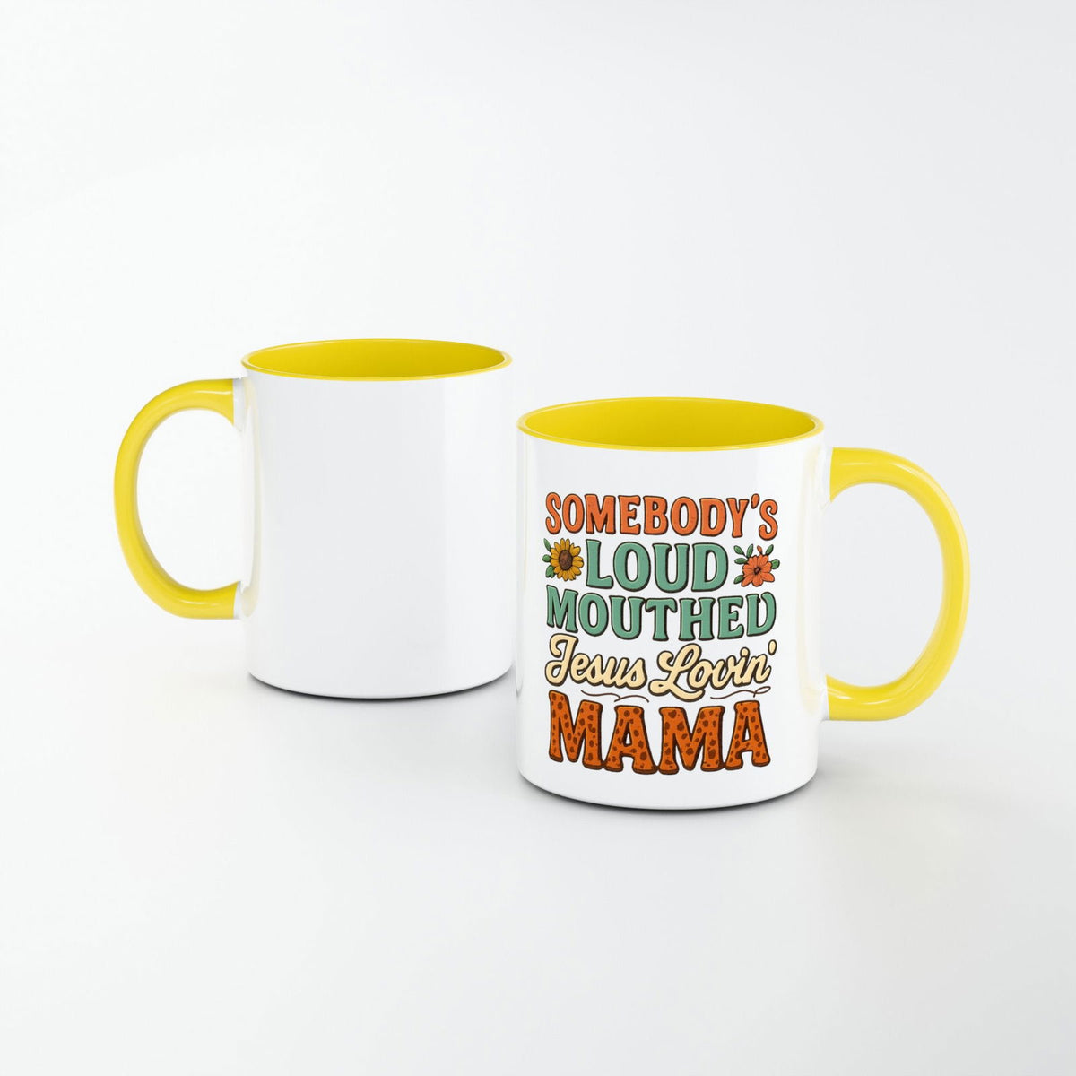 Somebody's Loud Mouthed Jesus Lovin Mama Hello Sunshine Christian Gift Set - ClaimedbyGodDesigns