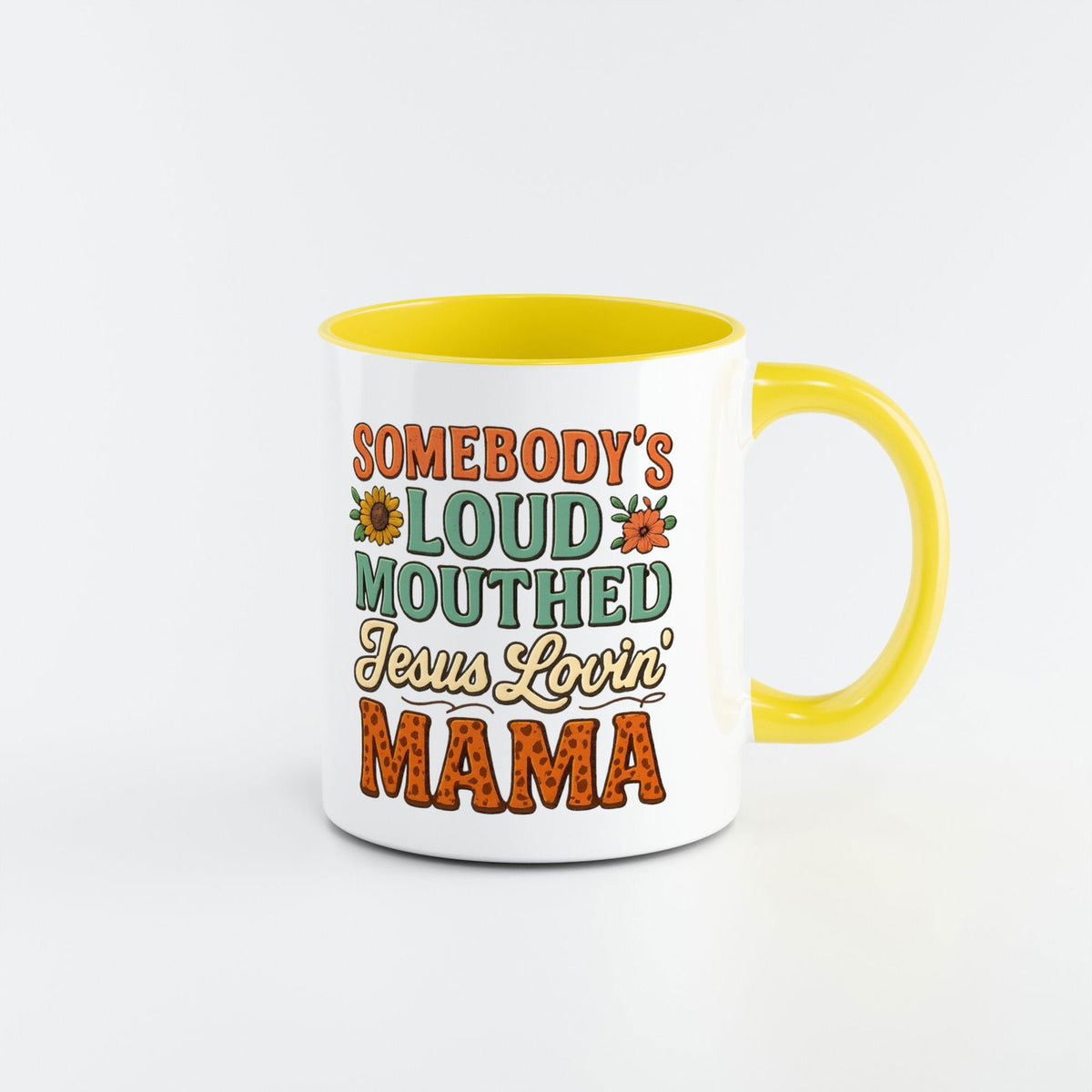 Somebody's Loud Mouthed Jesus Lovin Mama Hello Sunshine Christian Gift Set - ClaimedbyGodDesigns