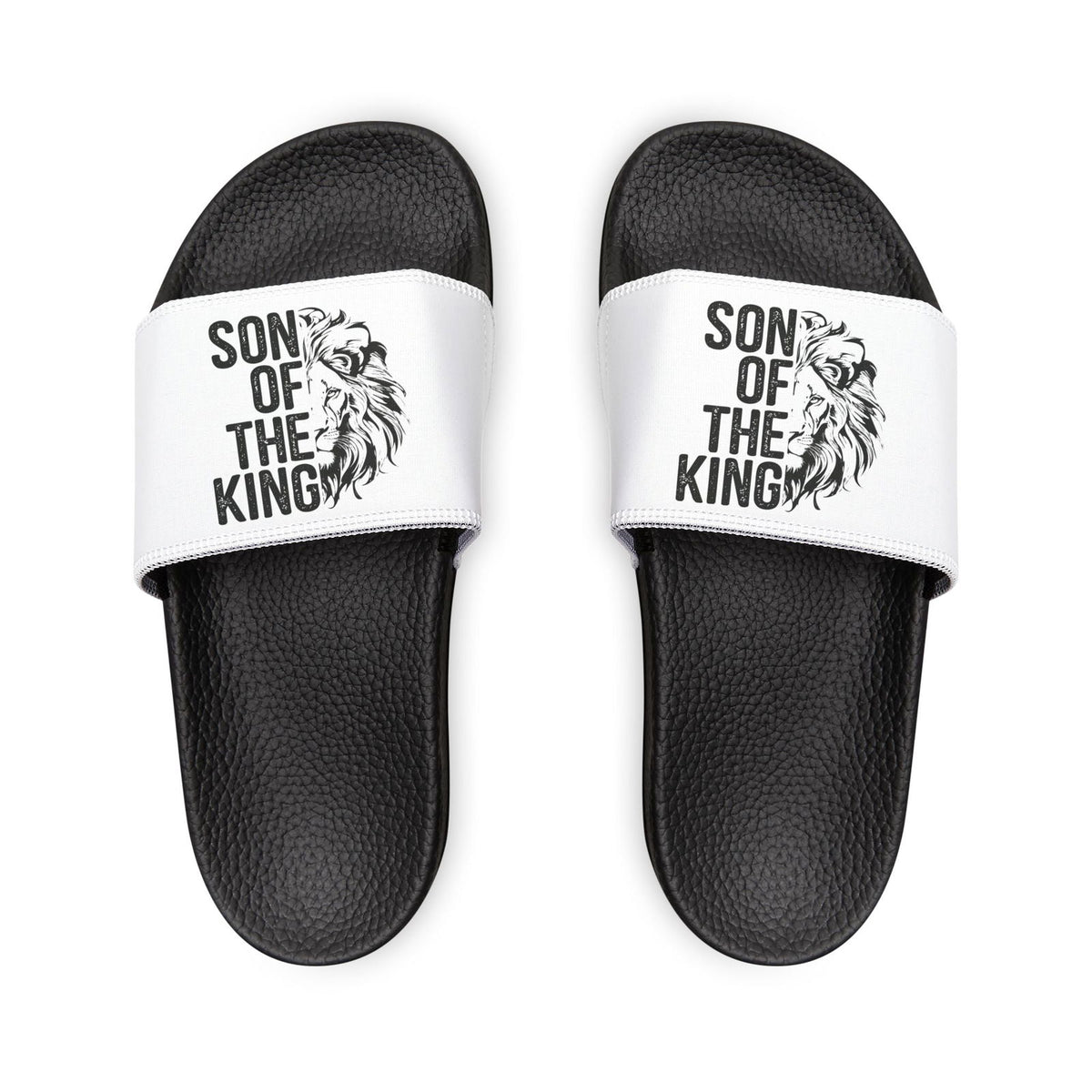 Son of the King Men's Christian Slide Sandals - ClaimedbyGodDesigns
