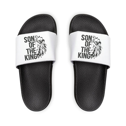 Son of the King Men's Christian Slide Sandals - ClaimedbyGodDesigns