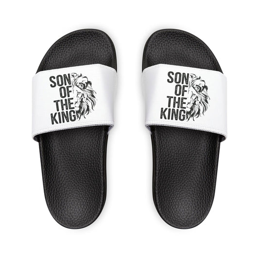 Son of the King Men's Christian Slide Sandals - ClaimedbyGodDesigns