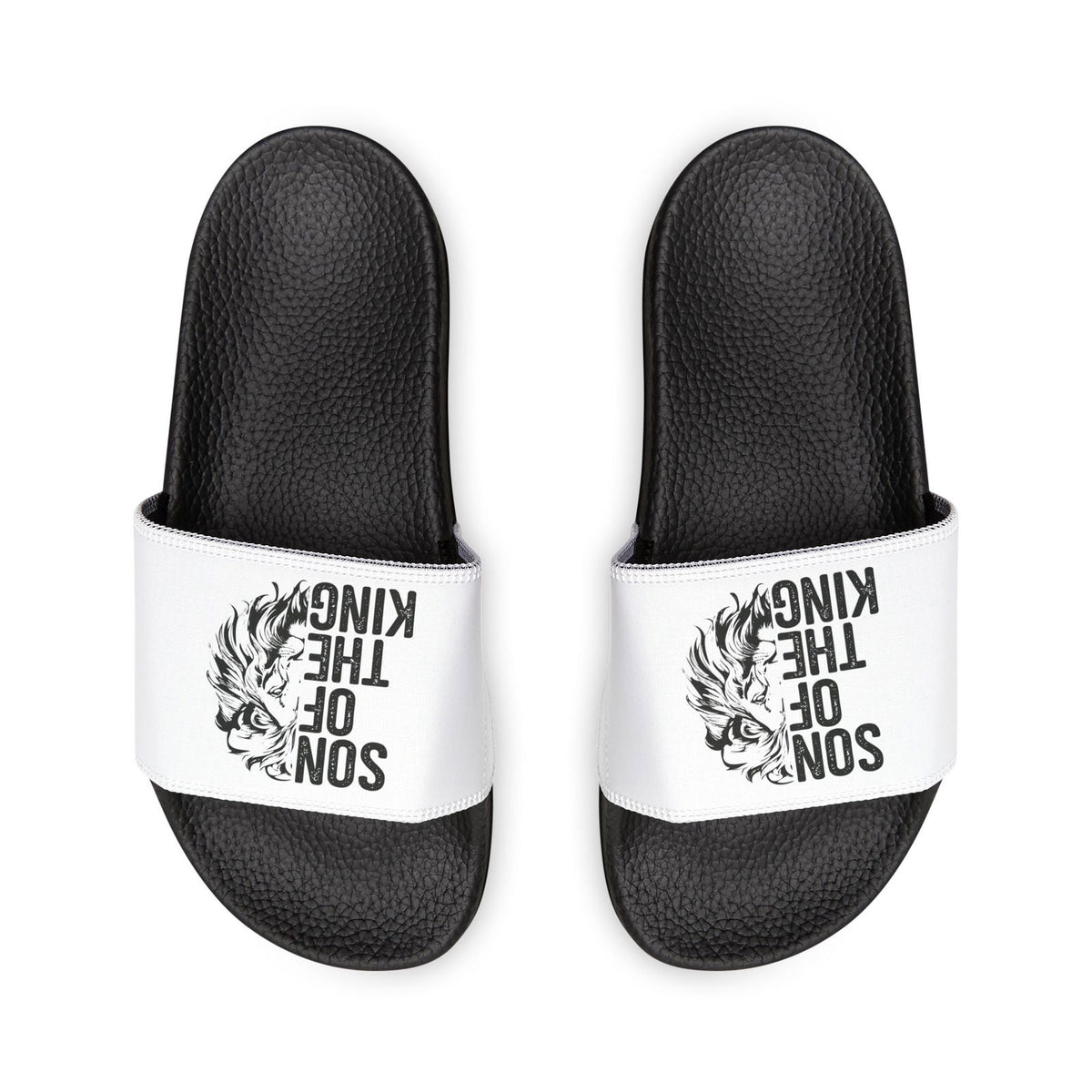 Son of the King Men's Christian Slide Sandals - ClaimedbyGodDesigns