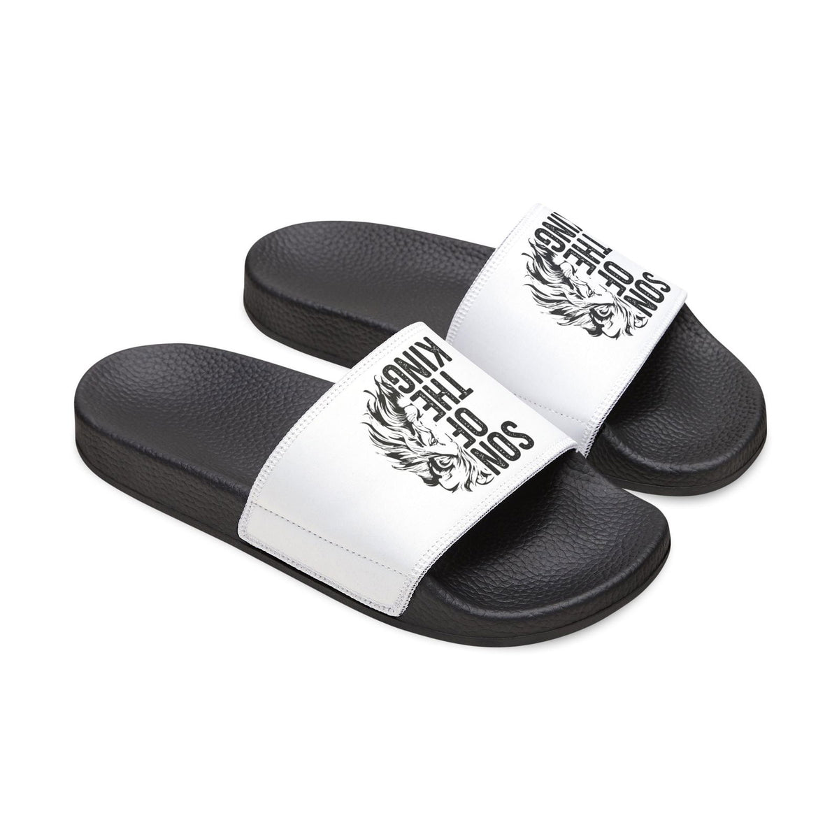 Son of the King Men's Christian Slide Sandals - ClaimedbyGodDesigns