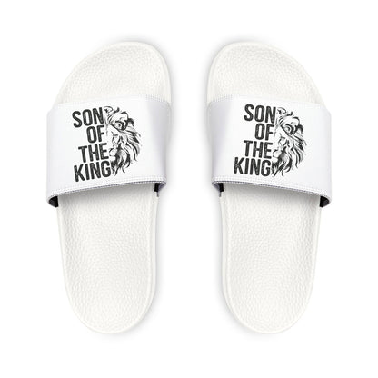 Son of the King Men's Christian Slide Sandals - ClaimedbyGodDesigns