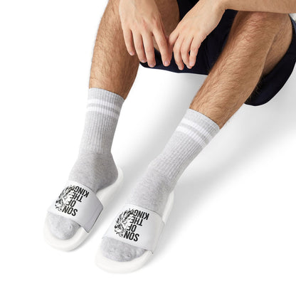 Son of the King Men's Christian Slide Sandals - ClaimedbyGodDesigns
