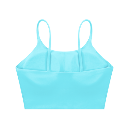 Spaghetti Strap Yoga Sports Bra - ClaimedbyGodDesigns