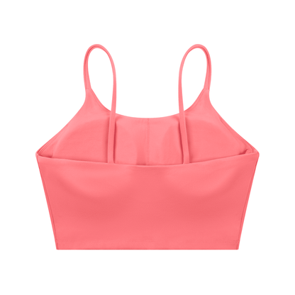 Faith Over Fear Women's Christian Spaghetti Strap Yoga Sports Bra - ClaimedbyGodDesigns