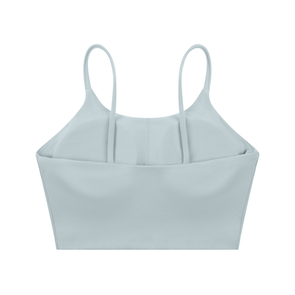 With God All Things Are Possible Women's Christian Spaghetti Strap Yoga Sports Bra - ClaimedbyGodDesigns