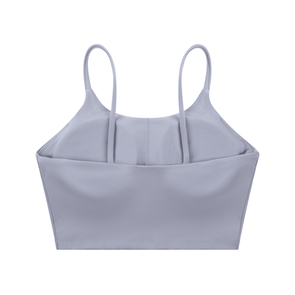 With God All Things Are Possible Women's Christian Spaghetti Strap Yoga Sports Bra - ClaimedbyGodDesigns