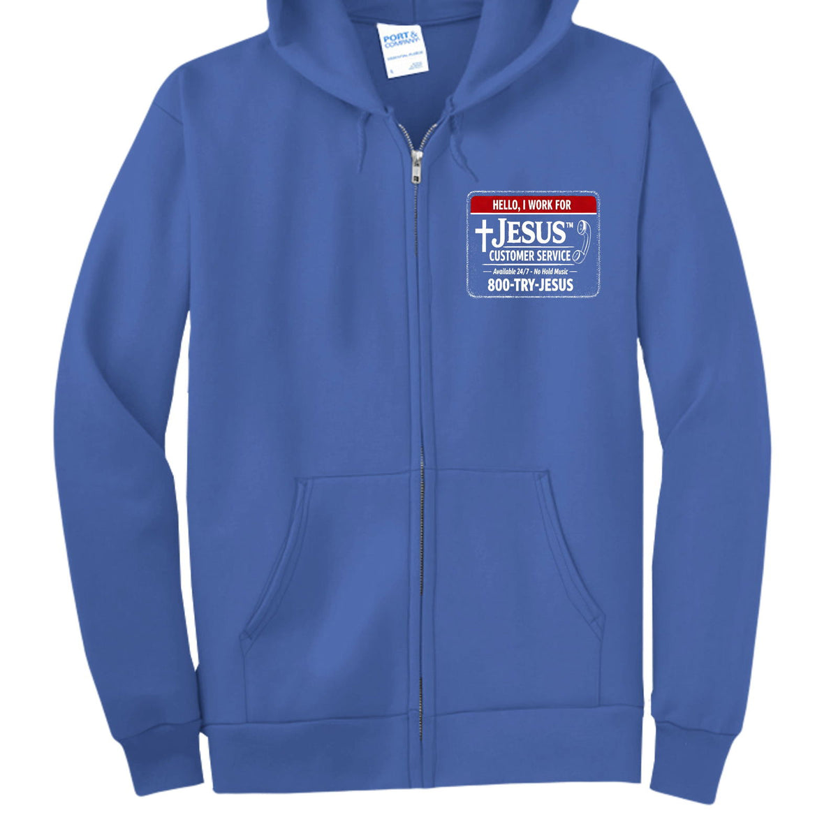 Speak To My Manager Jesus Unisex Christian Full-zip Hooded Sweatshirt - ClaimedbyGodDesigns