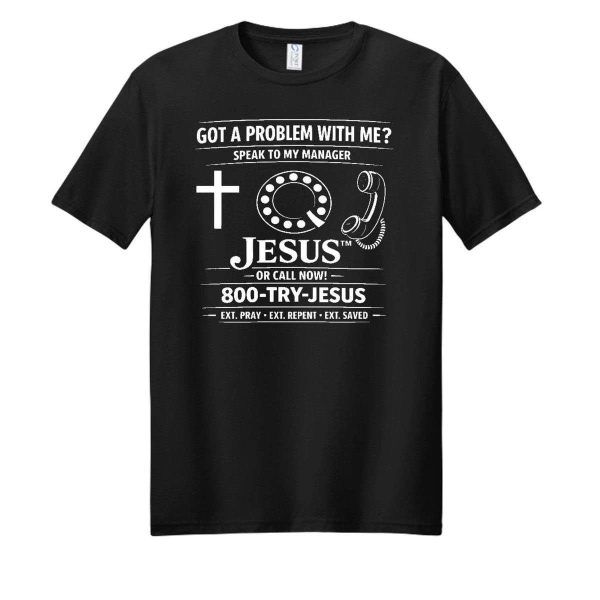 Speak To My Manager Jesus Unisex Christian T-shirt - ClaimedbyGodDesigns