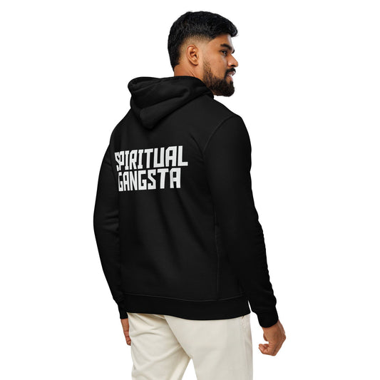 Spiritual Gangsta Unisex essential organic hooded sweatshirt - ClaimedbyGodDesigns